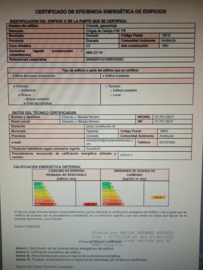 Bonito Ap Centrico Patio Wifi Parking Gratis. Apartamento Granada Exterior foto